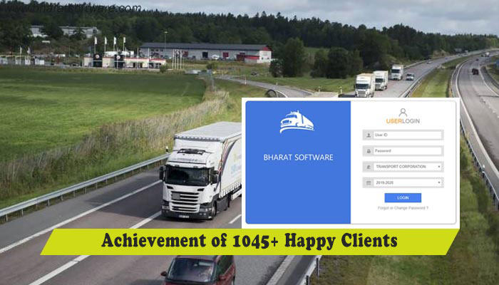 happy client using transport software