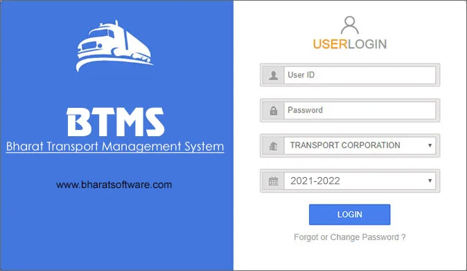 user login interface