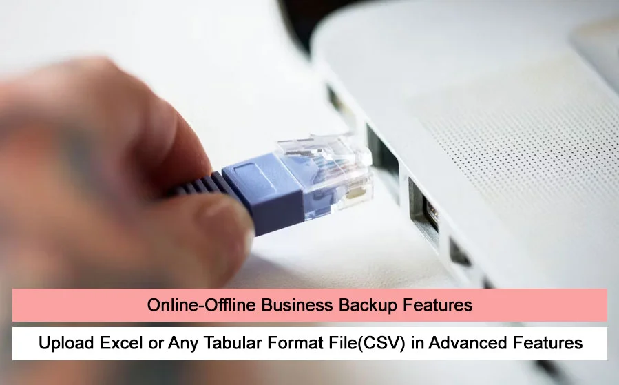 Online-Offline Business Backup Features
