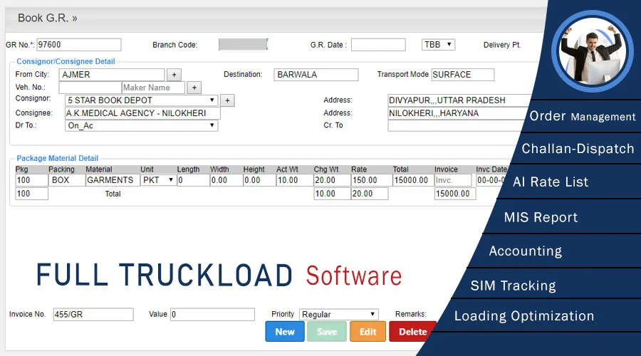 full truckload management software